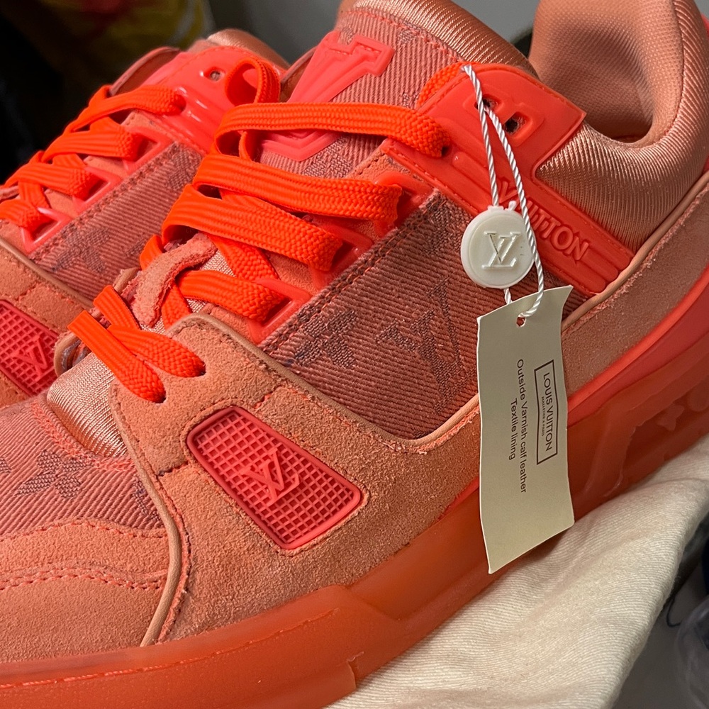 Louis Vuitton Designer Sneakers NWT with Canvas Bag. Never worn… trusted source.